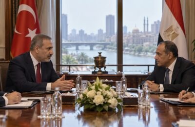 Встреча дипломатов Турции и Египта в Багдаде